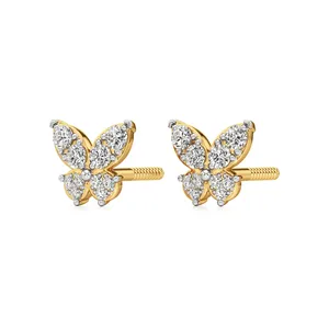 Pendientes de mariposa con corte marquesa Alora - Product Image 2