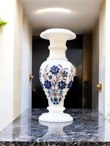 แจกันหินอ่อนสุดหรูที่ทันสมัยขัดเงาชิ้นงานตกแต่งหรูหรามีหลายขนาดทั้งภายในและภายนอกวิลล่า - Product Image 2