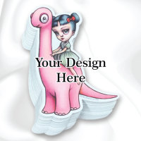 Pegatinas Promocionales de Vinilo Impermeables Ecológicas con Diseño de Dibujos Animados para Niños, Logotipo de Coche Decorativo, Publicidad, Venta al por Mayor, Forma Personalizada