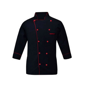 Calidad superior superventas Unisex diseño personalizado 100% algodón puro Chef abrigo uniforme proveedor indio - Product Image 5