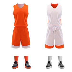 BSCI Sportswear Custom Basketball Jersey Short Set 100% Poliéster Transpirable Tallas grandes Opciones Diseñe su propio patrón personalizado - Product Image 1
