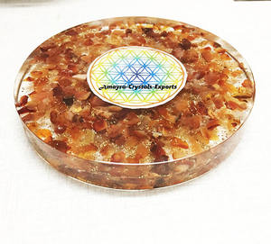 Posavasos de Jaspe Rojo Orgonita, Productos de Orgón Hechos a Mano a un Precio Razonable, Compre en Amayra Crystals Exports - Product Image 4