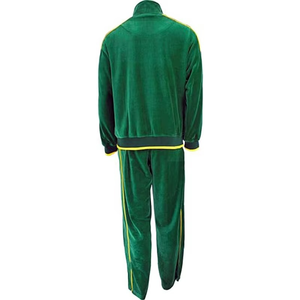 <b>Mens</b> <b>Velour</b> Set With Zippered Pockets and <b>Velour</b> Lining Straight Leg <b>Tracksuit</b> Sportswear Fashion <b>Tracksuits</b> Mans 2 Piece - Product Image 2