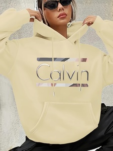 Custom Workout Fitness Mujeres French Terry Fleece Sudadera con capucha de manga larga - Product Image 1