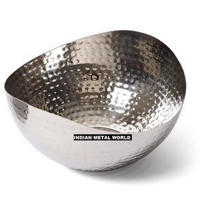 Handmade Hammered <b>Stainless</b> <b>Steel</b> <b>Bowl</b> New Classic Decorative Chocolate Dessert Serving <b>Bowl</b> Eco-Friendly Modern for Wedding Use - Product Image 1