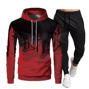 Chándal Unisex de algodón de último diseño, conjunto de chándal con capucha para niños y mujeres, venta al por mayor - Product Image 5