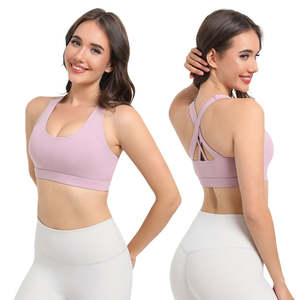 Soutien-gorge de sport à maintien élevé pour femme CYBEX INDUSTRY - Antibactérien, respectueux de l'environnement, en élasthanne/nylon, couleur personnalisable sur le devant, séchage rapide - Product Image 2