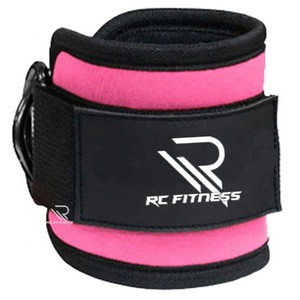 สายรัดข้อเท้าสำหรับเครื่องออกกำลังกายแบบเคเบิล ยกน้ำหนัก ฟิตเนส ออกกำลังกาย ห่วงรูปตัว D สองวง บุด้วยนีโอพรีน ระบายอากาศได้ดี ปรับขนาดได้ - Product Image 5