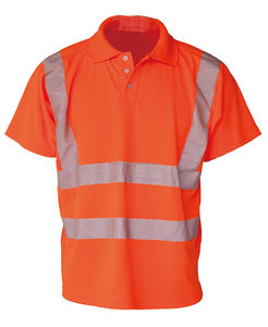 Chemises polo de sécurité à bandes réfléchissantes 3M, vêtements de travail réfléchissants, hauts de travail à manches courtes - Product Image 1