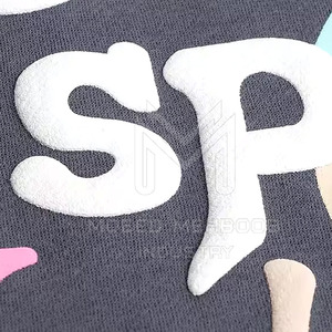Nueva Llegada: Sudadera con Capucha para Hombre, Corte Regular, Transpirable, con Estampado Puff, Logotipo Personalizado, Ligera, Diseño Sólido para Invierno - Product Image 3