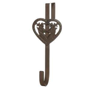 Celebración de invierno Calcetín de Navidad Soporte de metal Chimenea Mantel Decoración Festiva Santa Elf Reno Copo de nieve Exhibición - Product Image 6