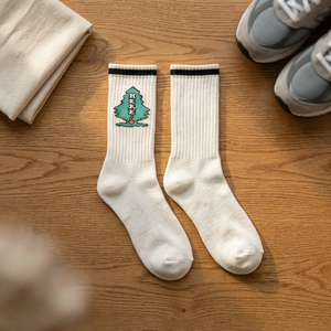 Korean Made Coolmax <b>Athletic</b> Crew Socks Moisture Wicking Cushioned <b>Support</b> for Hiking Running Outdoor Sports - Product Image 1