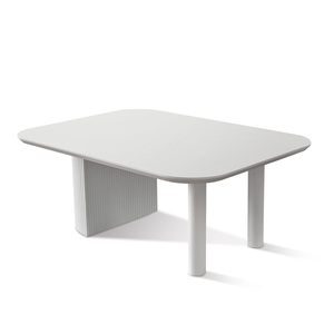 Juego de Comedor Moderno Extensible de 6 Piezas en Blanco, Estilo Escandinavo Mozart, Listo para Exportar - Product Image 5