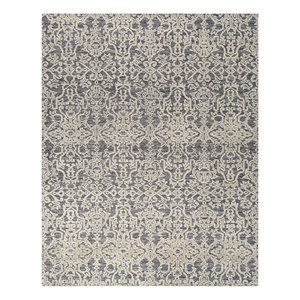 Erbe Hand Knotted <b>Wool</b> Rugs Beige <b>Brown</b> Geometric for Home Living Hallway Entryway Bedroom Rectangle Puzzle Design-SKWL-717 - Product Image 1