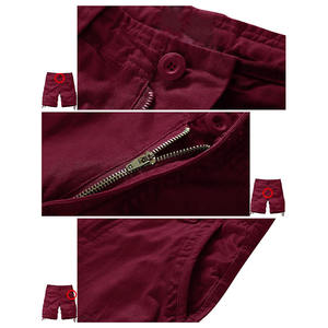 Pantalones Cortos Cargo para Hombre, Shorts Transpirables de Secado Rápido, Color Sólido, Moda Informal, Verano, Uso Diario - Product Image 5