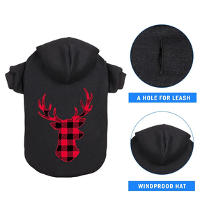 2025 vente en gros écologique luxe drôle chien sweats à capuche mignon Quilting chaud recyclé coton vêtements pour animaux de compagnie antistatique Anti-bactéries - Product Image 6