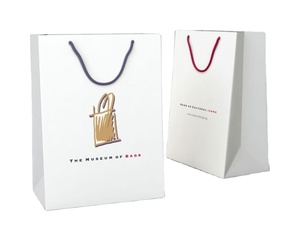 Eco-Friendly Ivory <b>Paper</b> Box Shopping Bag Custom Printed Gift Packaging Bag Manufacturer in Vietnam Factory Wholesale - Product Image 4