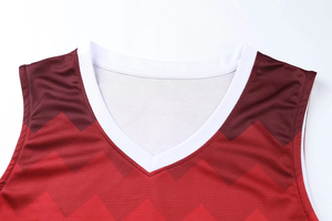 Uniforme de basket-ball respirant sur mesure de style sans manches, vêtements de sport de taille plus, vêtements de basket-ball réversibles - Product Image 2