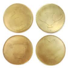Custom <b>Shape</b> Brass Coasters Non-Slip Protection <b>Table</b> From Damage, Diatomaceous Coasters Absorbent Tableware Coasters Mats Pads - Product Image 2