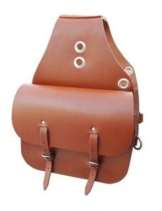 Sac de selle en cuir véritable de haute qualité pour équestre Sac de selle usiné à la main de qualité supérieure - Product Image 2