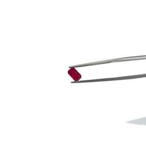 Rubis naturel de Birmanie non traité, taille octogonale et taille coussin, 3x5mm et 4x6mm, pierres précieuses en vrac de qualité supérieure avec traitement thermique - Product Image 3