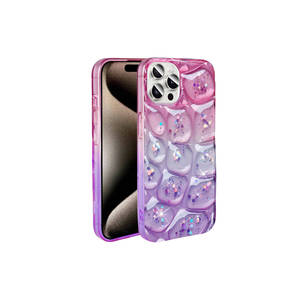 Étui de protection en silicone à motif brillant 3D de luxe TCMK Hacar Series pour iPhone 15 Pro Max Blackshark Realme Marble Ins 7 Plus - Product Image 4