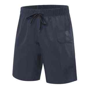 Fabricante de tela de algodón 100% de alta calidad, pantalones cortos elásticos con logotipo personalizado para hombres, estilo informal con bolsillos decorativos de patrón - Product Image 2