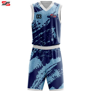 Uniforme de baloncesto totalmente personalizado para Unisex, ropa de equipo transpirable más exigente, Conjunto de camiseta y pantalones cortos de baloncesto - Product Image 1