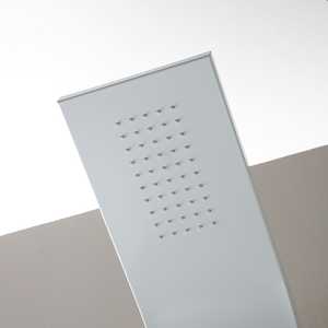 Panel de Ducha de Aluminio Blanco con Hidromasaje y Cabezal de Ducha para Conjuntos de Baño - Product Image 6