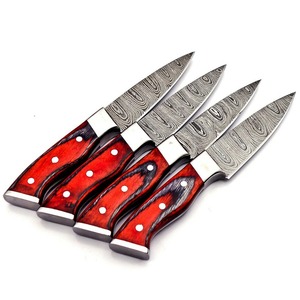 2025ชุดมีดเชฟดามัสกัสแฮนด์เมดดีไซน์ใหม่4ชิ้น - Product Image 2