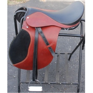 Selle de cheval de qualité supérieure en cuir Style de selle anglais avec ensemble de tapis de selle pour la vente en gros équestre - Product Image 6