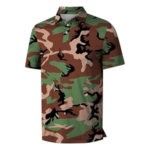 Camisa de Golf para Hombre de Manga Corta con Estampado Divertido, Ligera, de Secado Rápido, con Cuello, Camisas de Polo de Golf para Hombre, Cómodas y Elegantes - Product Image 1