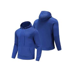Sudadera con capucha azul claro para hombre al por mayor, talla grande, logotipo personalizado, mezcla de poliéster transpirable, nuevo diseño, Sudadera con capucha lavada con ácido - Product Image 1