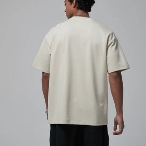 220Gsm vente en gros 100% coton haute qualité streetwear personnalisé vierge hommes T-Shirt surdimensionné épaule tombante T-Shirt pour hommes - Product Image 3