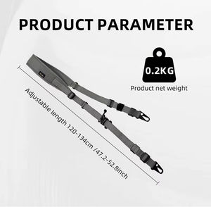 FRO 스타일 더블 포인트 사냥 액세서리 로프 슬링 숄더 패딩 스트랩 전술 기어 빠른 조정 전술 슬링 - Product Image 3