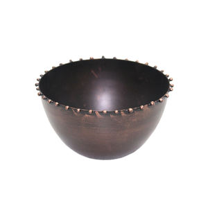 Ensemble de 2 bols de service en métal noir mat pour ustensiles de cuisine de couleur noire pour décor de vaisselle fait à la main - Product Image 2