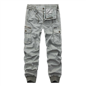 Poches Premium hommes Cargo pantalon hommes décontracté multi-poches grande taille pantalon hommes Outwear droit hiver pantalon pantalon - Product Image 1