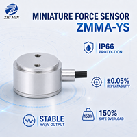 Capteur de force miniature IP66 10N-100N pour tension et compression, type pancake, pour essais universels et insertion de connecteurs