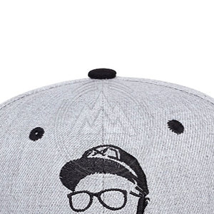 Casquettes de baseball unisexes personnalisées avec logo, 100% coton, imperméables, respirantes, tendance, à fermeture snapback, pour le sport - Product Image 2