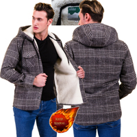 Chemises en flanelle à carreaux à manches longues surdimensionnées pour hommes, collection exclusive Milano, style décontracté chic, automne/hiver, vente en gros