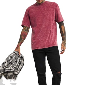 T-shirts pour hommes de qualité supérieure, lavés à l'acide, vêtements de course, logo personnalisé, vêtements de sport vierges, vêtements de jogging, fabrication de vêtements - Product Image 5