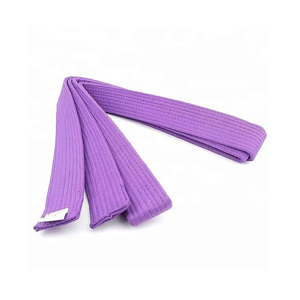 เข็มขัดศิลปะการต่อสู้ BJJ แบบปรับแต่งได้ - โลโก้ด้านหน้า ผ้าฝ้าย 100% ระบายอากาศได้ดีและทนทานสำหรับผู้ชาย - Product Image 2