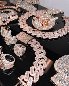 Colgante de Cadena Hip Hop de Plata de Ley 925 con Moissanita VVS Deslumbrante, Diseño Personalizado de 2-4 Pulgadas, Complemento Perfecto para Niños - Product Image 5