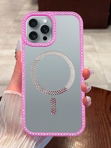 Stile elegante e protezione Anti-Shock per i telefoni custodia magnetica con ricarica rapida e bordi Glitter - Product Image 1