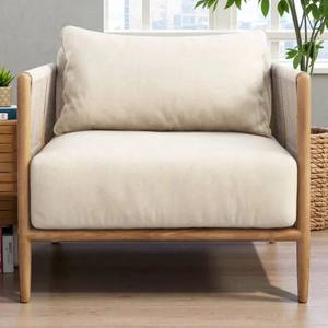 Ensemble de salon contemporain en corde tissée à la main, écologique, durable, cadre en bois à profil bas, canapé modulaire de luxe pour maisons modernes - Product Image 5