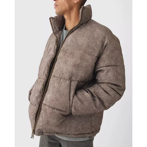 Nouveau style de mode, parka pour homme sur mesure, vente en gros de vestes d'hiver, veste matelassée pour homme de haute qualité, veste matelassée avec logo - Product Image 5