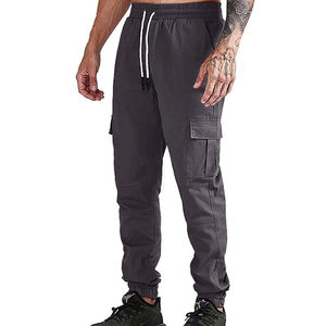 Pantalones Deportivos de Felpa Transpirables de Cintura Media para Hombre, Pantalones Deportivos Casuales para Correr y Hacer Ejercicio - Product Image 1