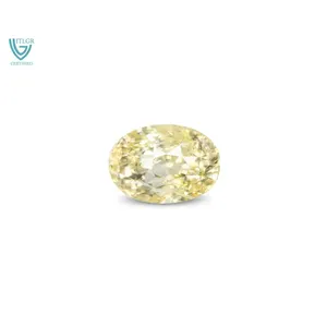 Zafiro Amarillo Natural (Pukhraj) de 5.27 Quilates, Corte Esmeralda Facetado, Piedra Suelta, Material de Gema Roja - Product Image 1