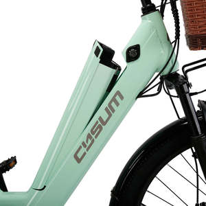 JSY 26 Ciudad E Bici 36V 10Ah 350W Guidon pour femmes mariposa Bici Eléctrica Pasacalles de Señoras - Product Image 5