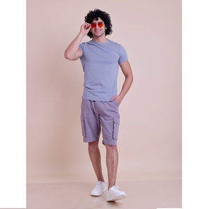 T-shirt basique classique à demi-manches avec col rond Vêtements de tous les jours confortables pour les occasions décontractées 100% coton - Product Image 1